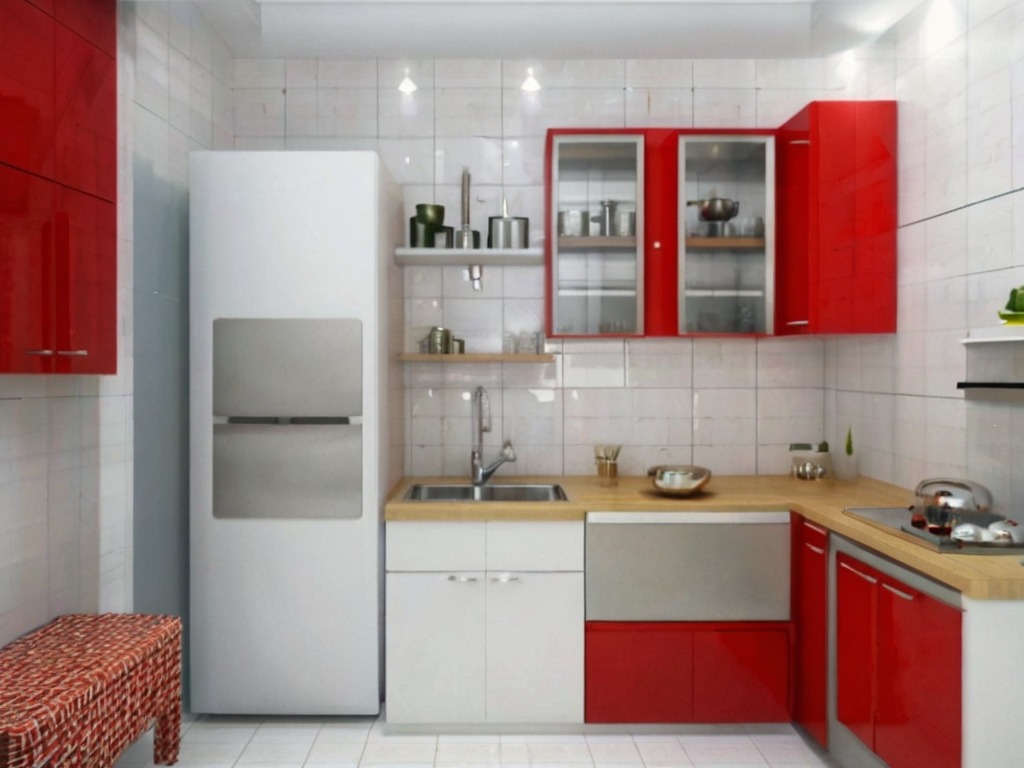 Кухня 5 кв. м: идеи дизайна интерьера, планировки, холодильник и мебель
